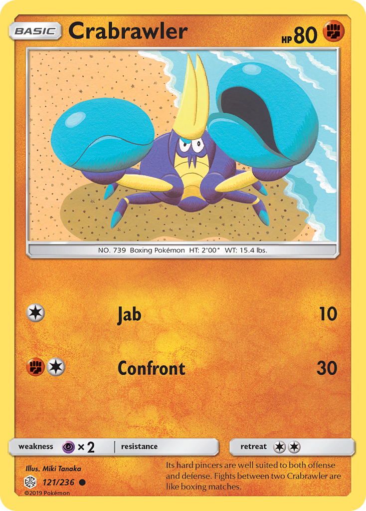 Crabrawler (121/236) [Sun & Moon: Cosmic Eclipse] | Good Games North