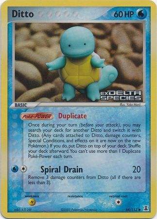 Ditto (64/113) (Stamped) [EX: Delta Species] | Good Games North