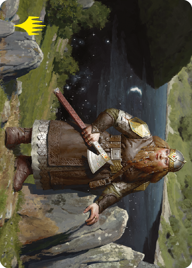 Mirrormere Guardian Art Card (Gold-Stamped Signature) [The Lord of the Rings: Tales of Middle-earth Art Series] | Good Games North