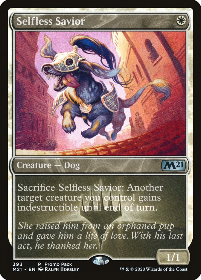 Selfless Savior (Promo Pack) [Core Set 2021 Promos] | Good Games North