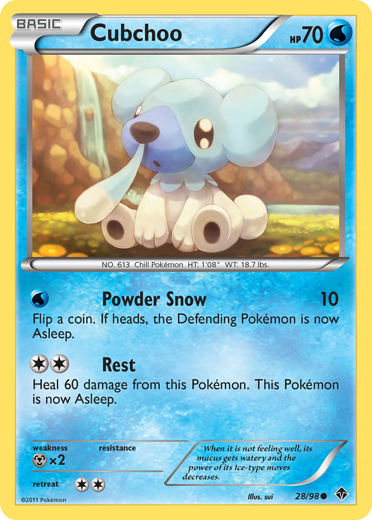 Cubchoo (28/98) [Black & White: Emerging Powers] | Good Games North