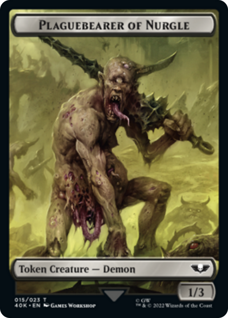 Astartes Warrior // Plaguebearer of Nurgle [Universes Beyond: Warhammer 40,000 Tokens] | Good Games North
