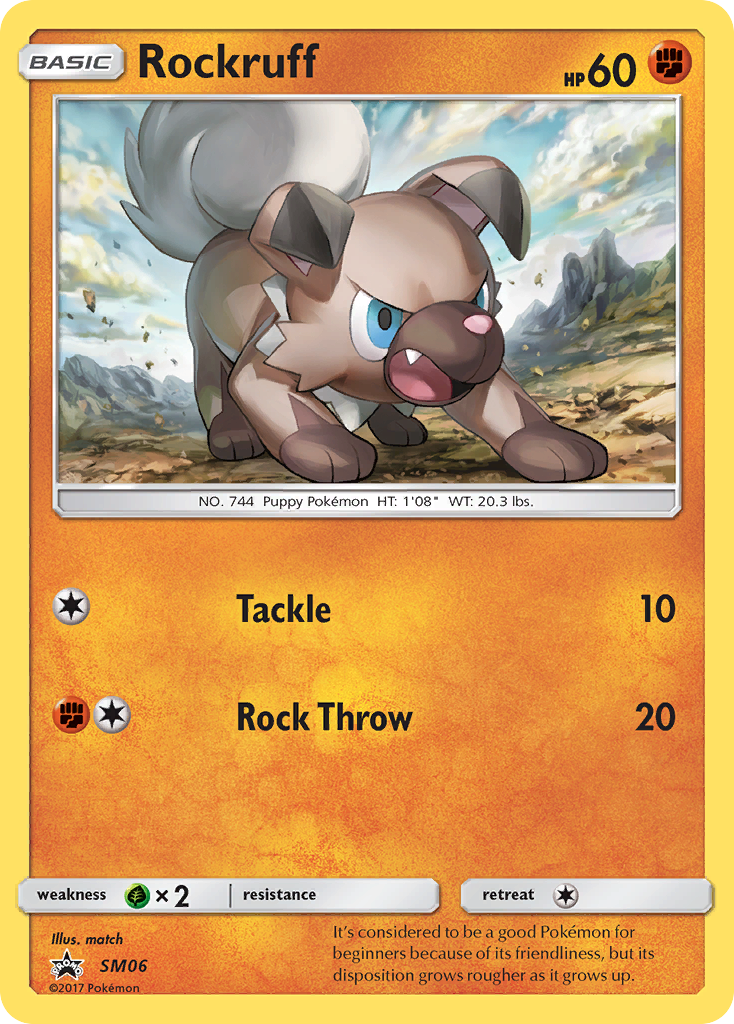Rockruff (SM06) [Sun & Moon: Black Star Promos] | Good Games North