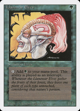 Llanowar Elves [Revised Edition] | Good Games North