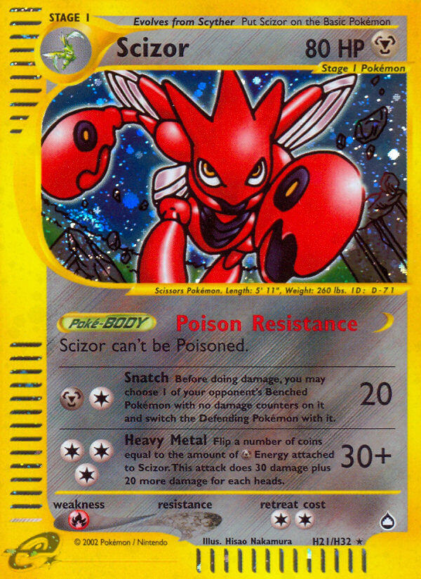 Scizor (H21/H32) [Aquapolis] | Good Games North