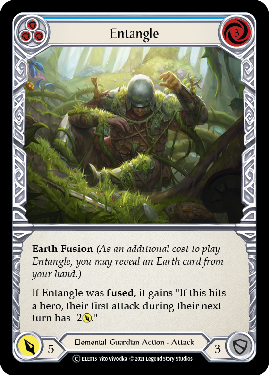 Entangle (Blue) [U-ELE015] Unlimited Rainbow Foil | Good Games North