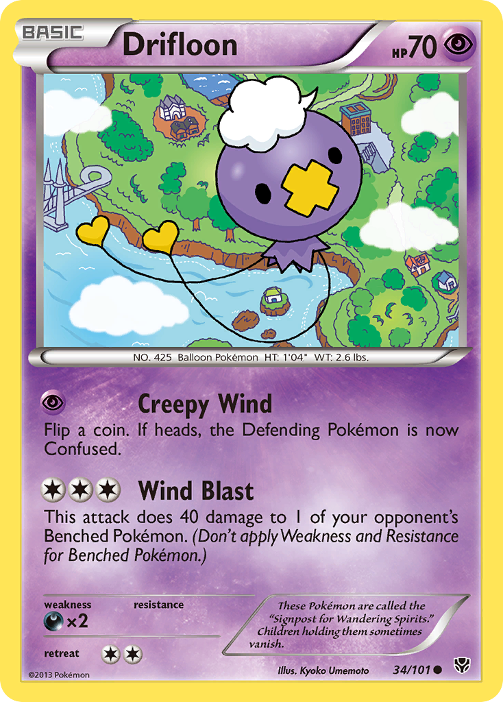 Drifloon (34/101) [Black & White: Plasma Blast] | Good Games North