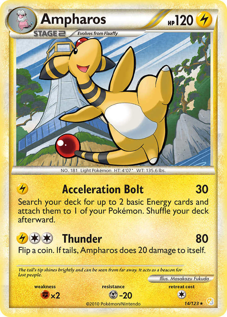 Ampharos (14/123) [HeartGold & SoulSilver: Base Set] | Good Games North