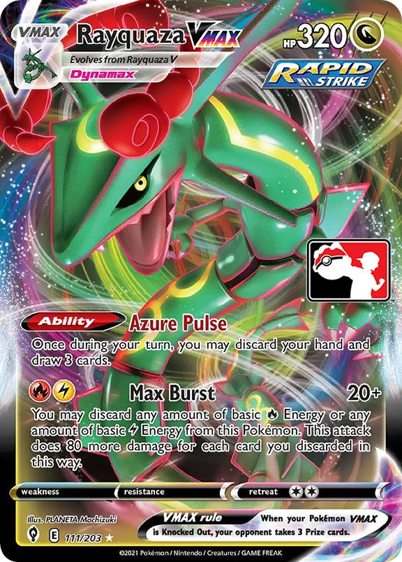 Rayquaza VMAX (111/203) [Prize Pack Series One] | Good Games North