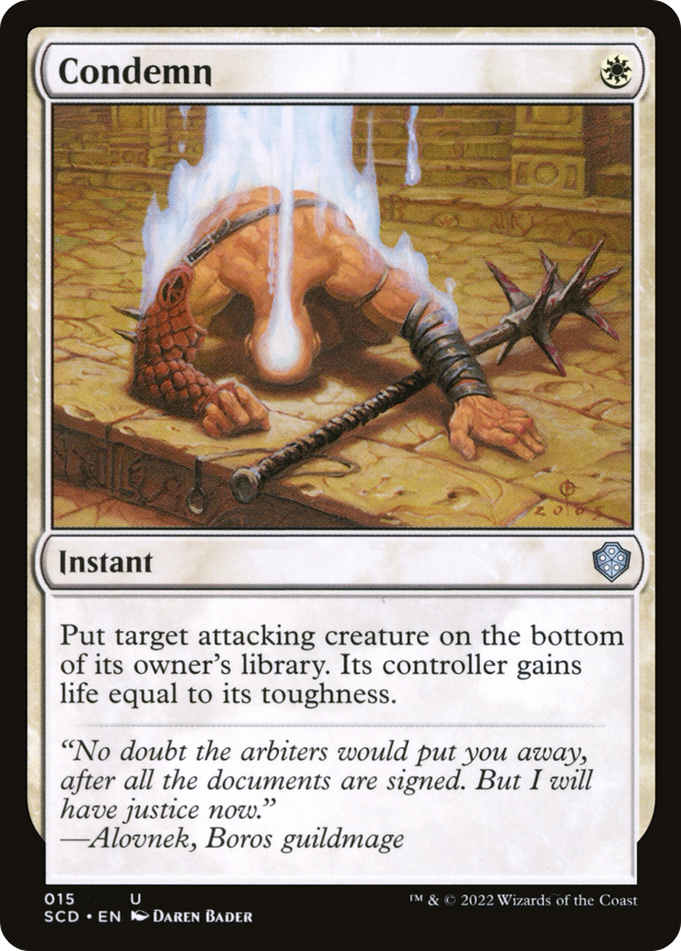 Condemn [Starter Commander Decks] | Good Games North