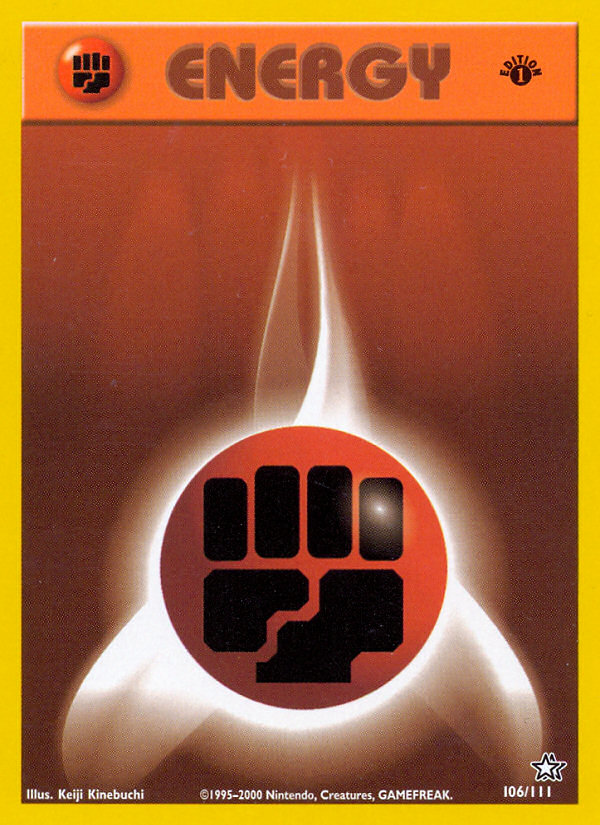 Fighting Energy (106/111) [Neo Genesis 1st Edition] | Good Games North