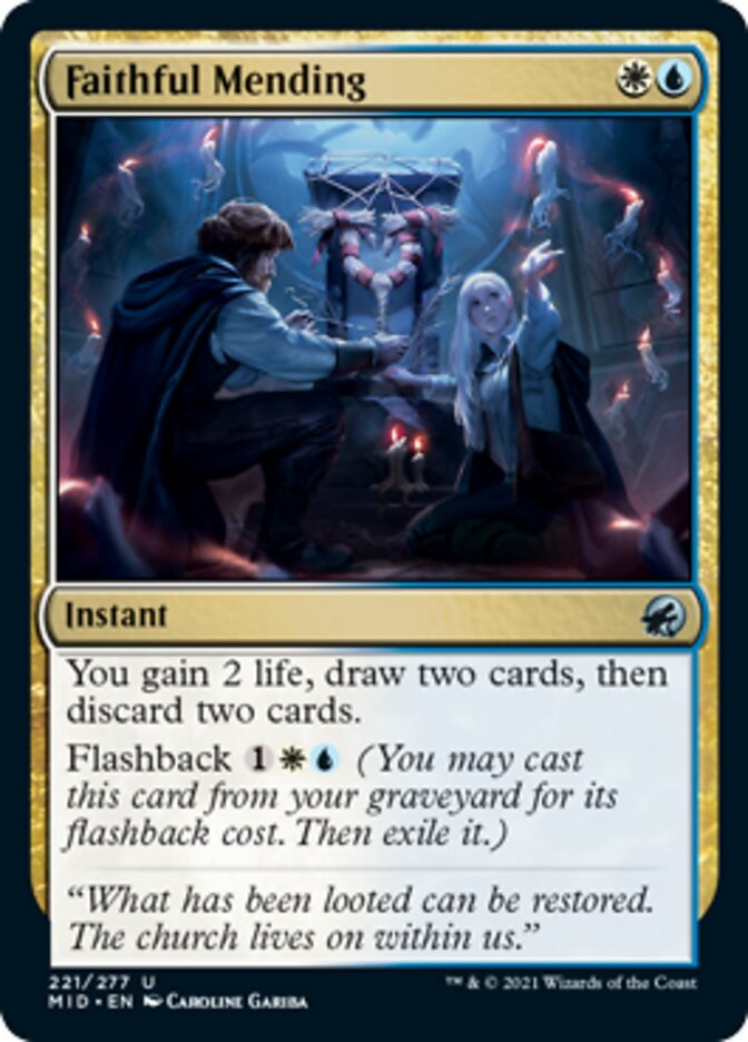 Faithful Mending [Innistrad: Midnight Hunt] | Good Games North