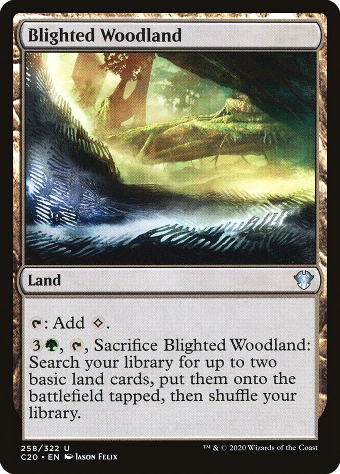 Blighted Woodland [Commander 2020] | Good Games North