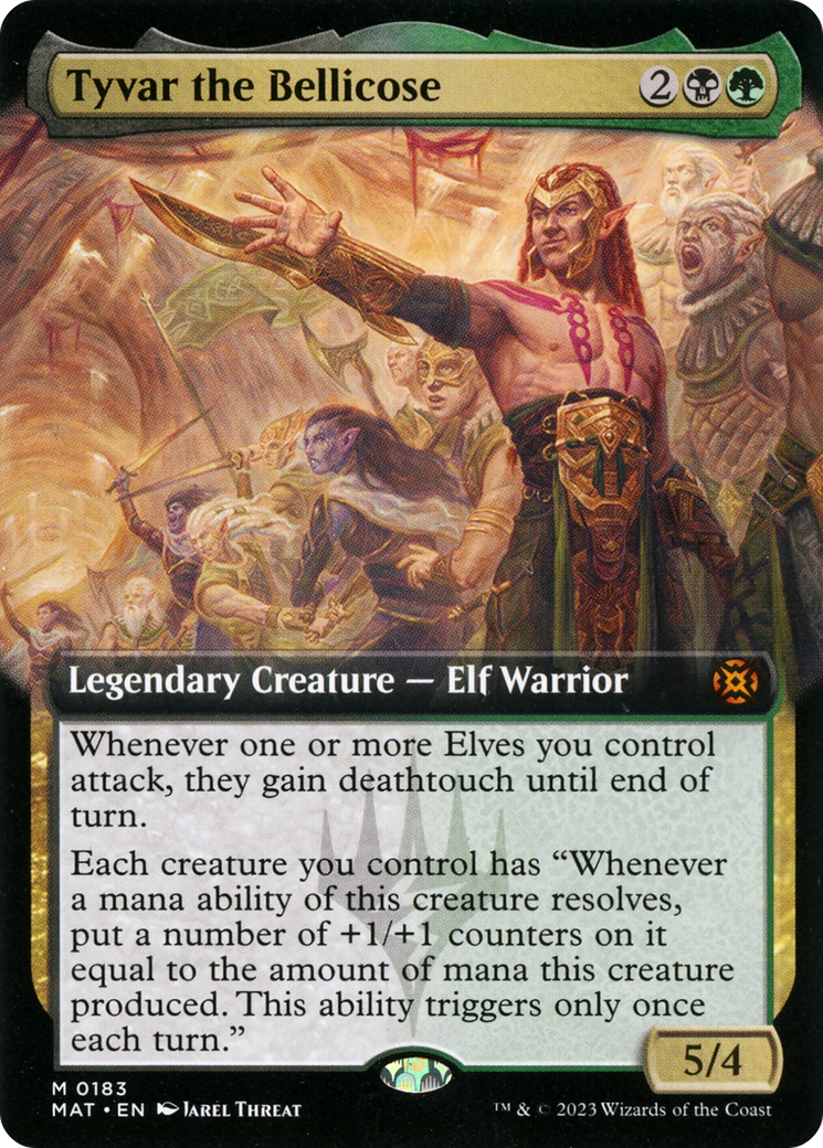 Tyvar the Bellicose (Extended Art) [March of the Machine: The Aftermath] | Good Games North