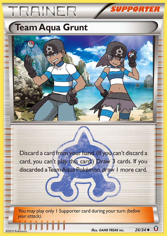 Team Aqua Grunt (26/34) [XY: Double Crisis] | Good Games North