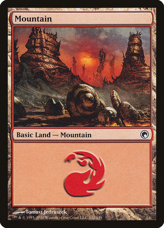 Mountain (242) [Scars of Mirrodin] | Good Games North