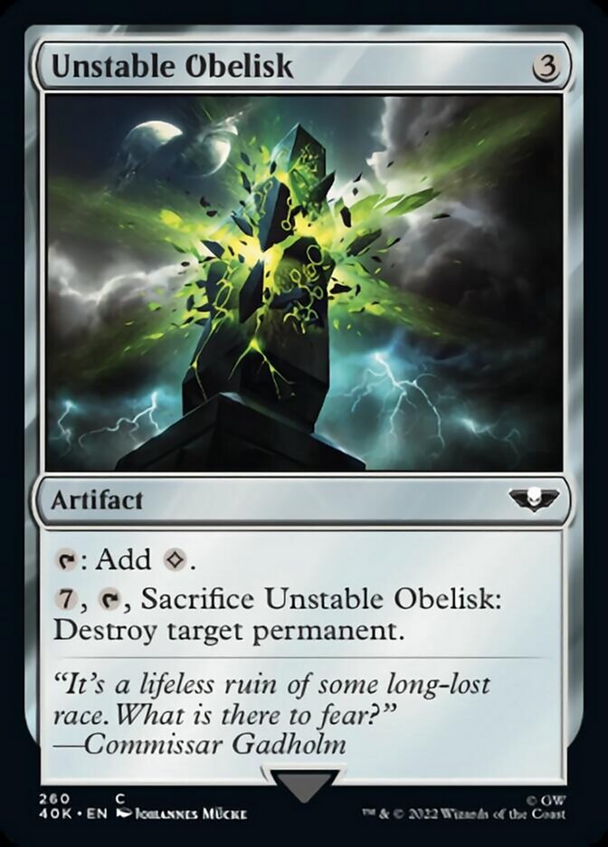 Unstable Obelisk [Universes Beyond: Warhammer 40,000] | Good Games North