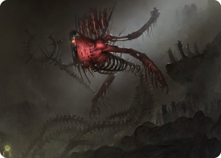 Drivnod, Carnage Dominus Art Card [Phyrexia: All Will Be One Art Series] | Good Games North