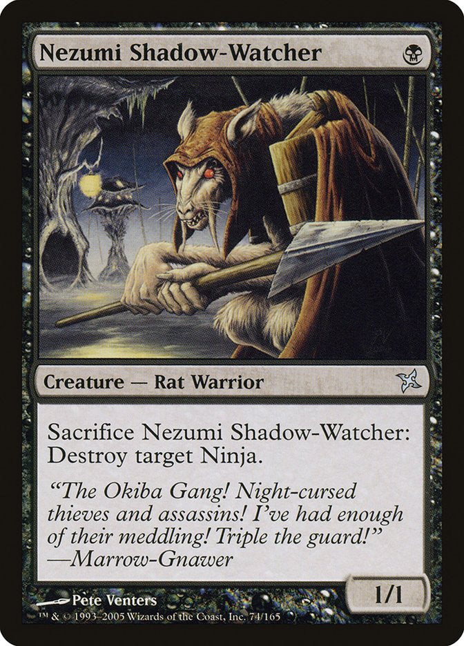 Nezumi Shadow-Watcher [Betrayers of Kamigawa] | Good Games North