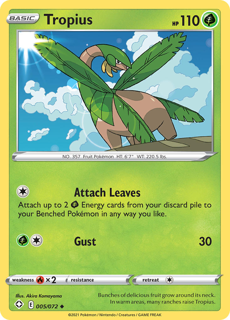 Tropius (005/072) [Sword & Shield: Shining Fates] | Good Games North