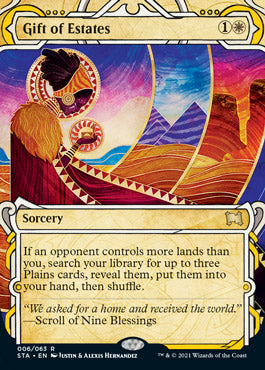 Gift of Estates (Etched Foil) [Strixhaven Mystical Archive] | Good Games North