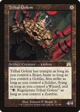 Tribal Golem [Onslaught] | Good Games North