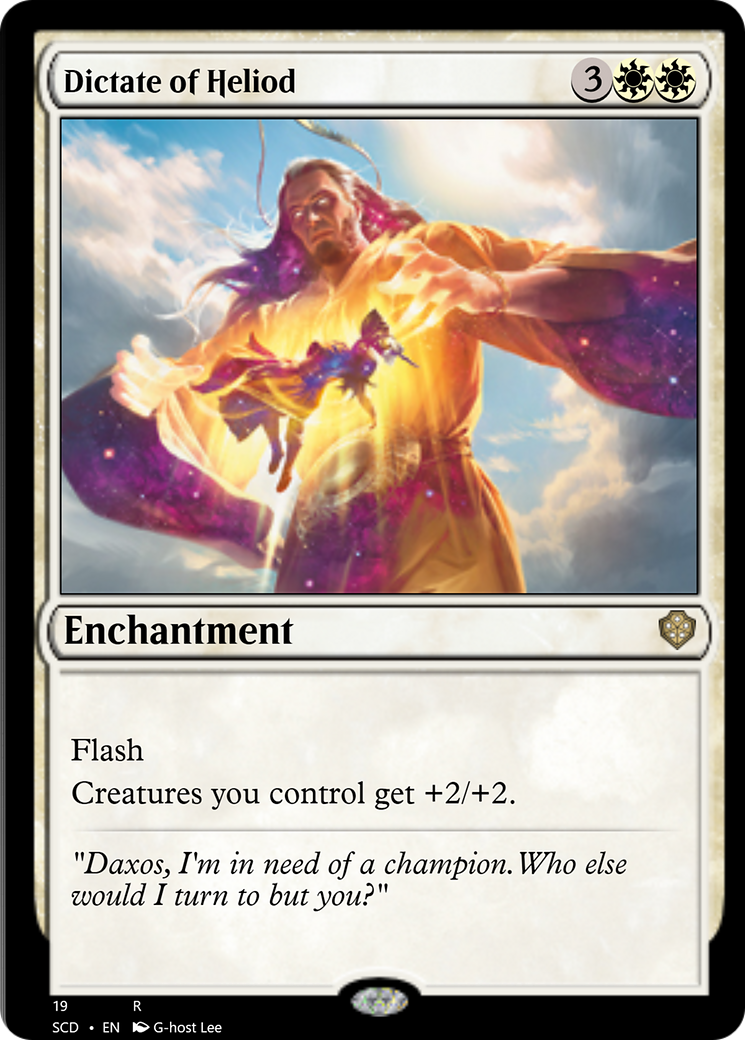 Dictate of Heliod [Starter Commander Decks] | Good Games North