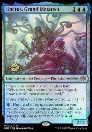 Unctus, Grand Metatect [Phyrexia: All Will Be One Prerelease Promos] | Good Games North