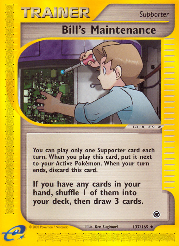 Bill's Maintenance (137/165) [Expedition: Base Set] | Good Games North