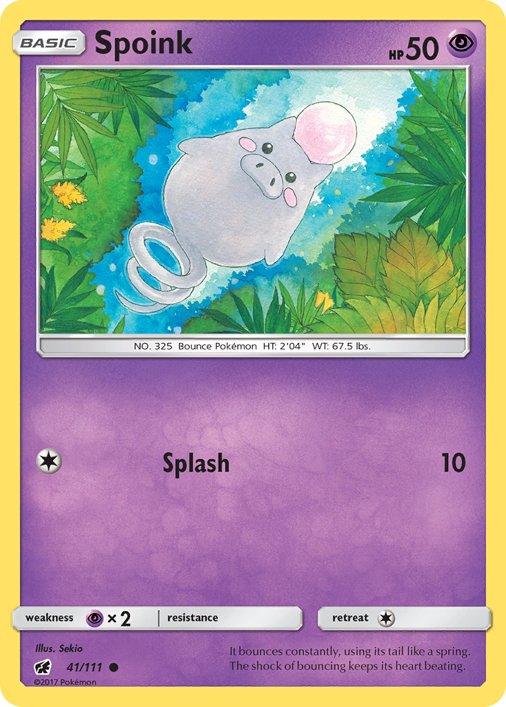 Spoink (41/111) [Sun & Moon: Crimson Invasion] | Good Games North