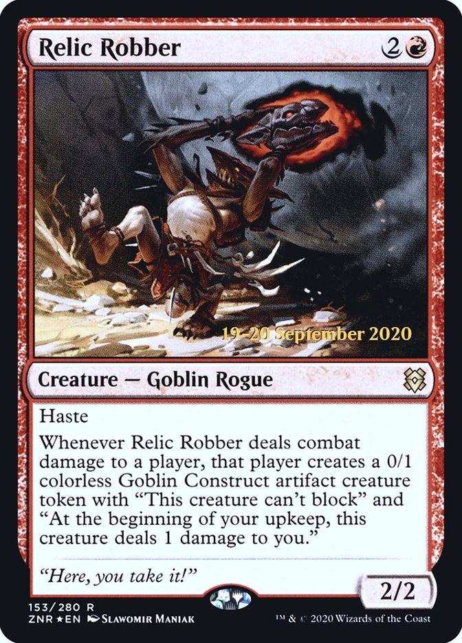 Relic Robber  [Zendikar Rising Prerelease Promos] | Good Games North