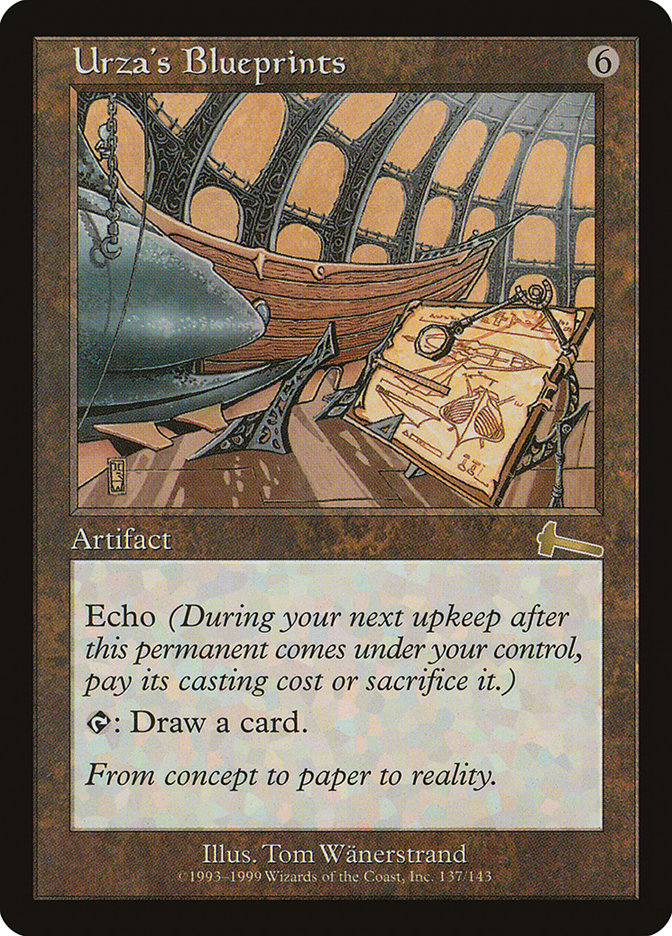 Urza's Blueprints [Urza's Legacy] | Good Games North
