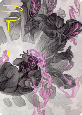 Rise of Extus Art Card (Gold-Stamped Signature) [Strixhaven: School of Mages Art Series] | Good Games North