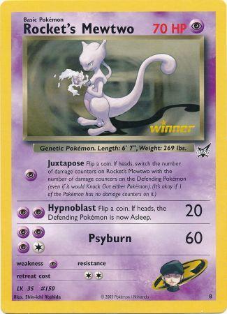Rocket's Mewtwo (8) (Jumbo Card) [Best of Promos] | Good Games North