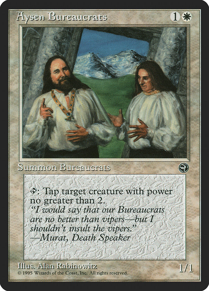 Aysen Bureaucrats (Murat Flavor Text) [Homelands] | Good Games North