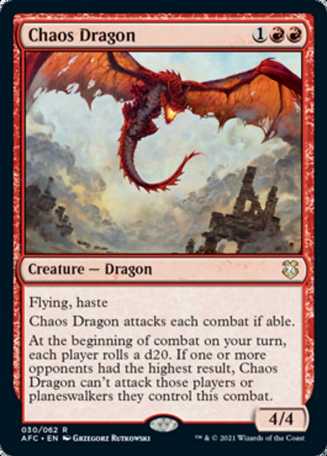 Chaos Dragon [Dungeons & Dragons: Adventures in the Forgotten Realms Commander] | Good Games North