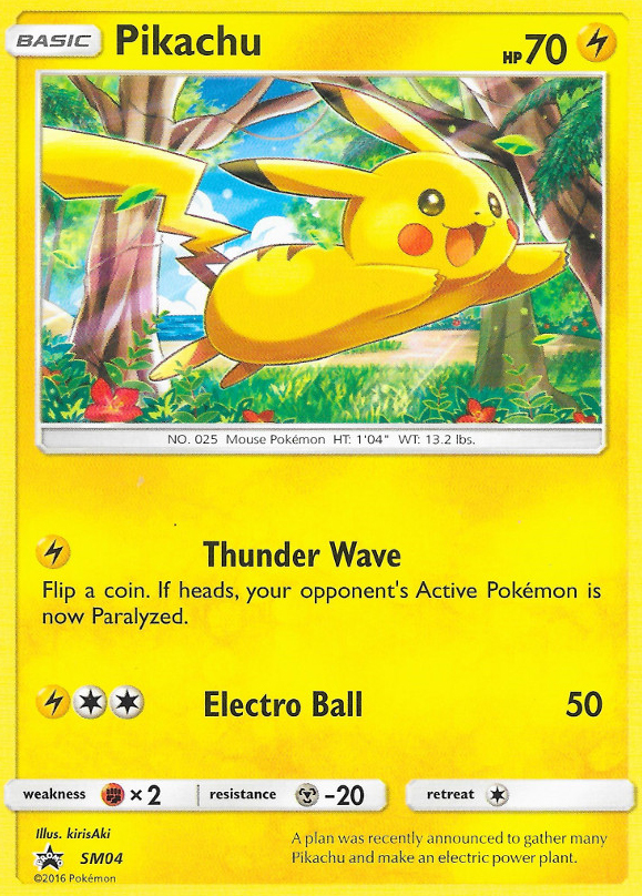 Pikachu (SM04) [Sun & Moon: Black Star Promos] | Good Games North