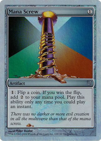 Mana Screw (Alternate Foil) [Unhinged] | Good Games North