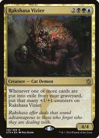 Rakshasa Vizier [Khans of Tarkir Promos] | Good Games North