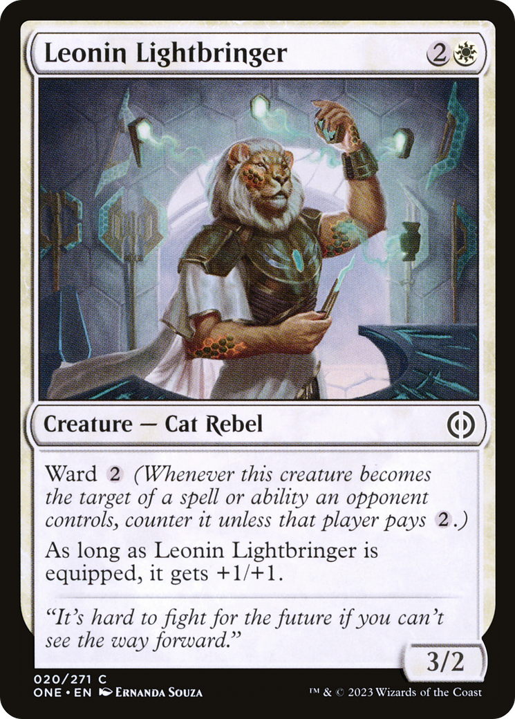Leonin Lightbringer [Phyrexia: All Will Be One] | Good Games North