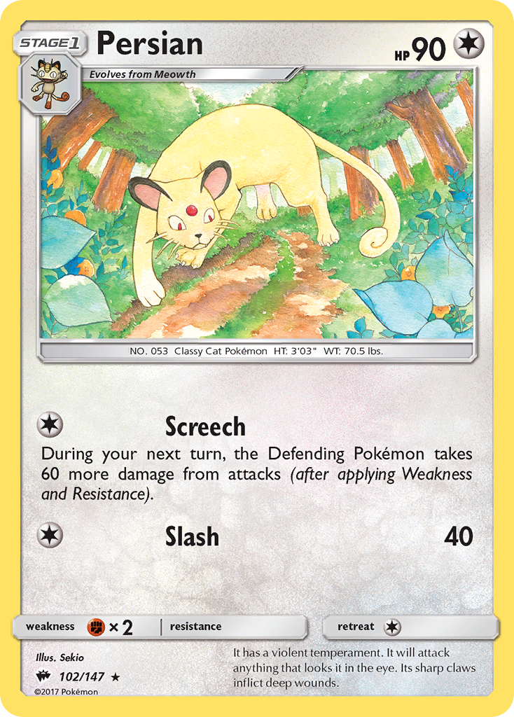 Persian (102/147) [Sun & Moon: Burning Shadows] | Good Games North