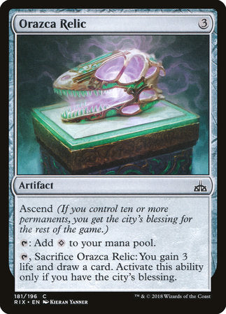 Orazca Relic [Rivals of Ixalan] | Good Games North