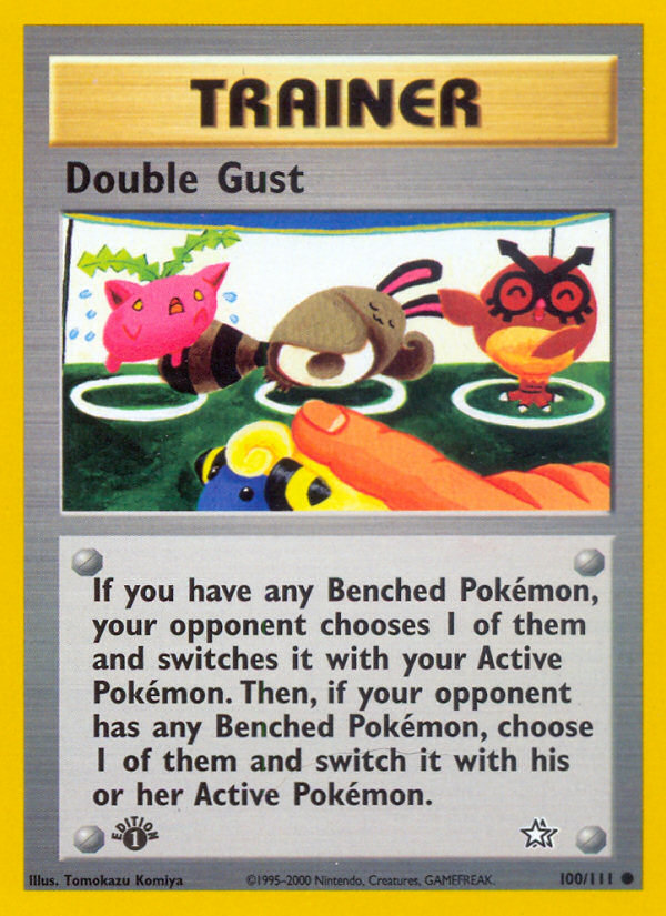 Double Gust (100/111) [Neo Genesis 1st Edition] | Good Games North
