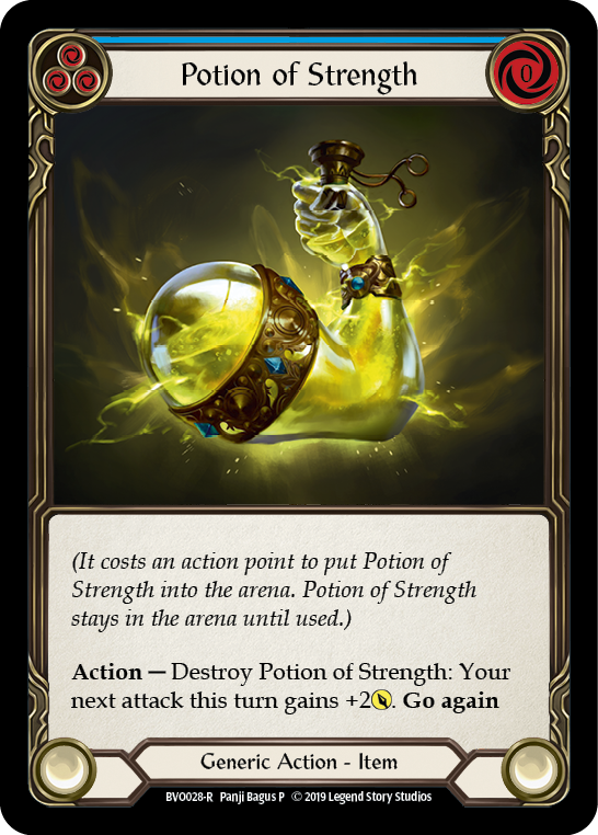 Potion of Strength [BVO028-R] 1st Edition Normal | Good Games North
