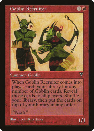 Goblin Recruiter [Visions] | Good Games North