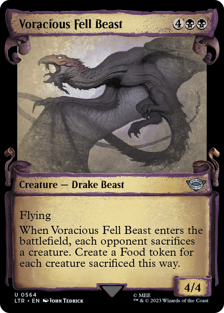 Voracious Fell Beast [The Lord of the Rings: Tales of Middle-Earth Showcase Scrolls] | Good Games North