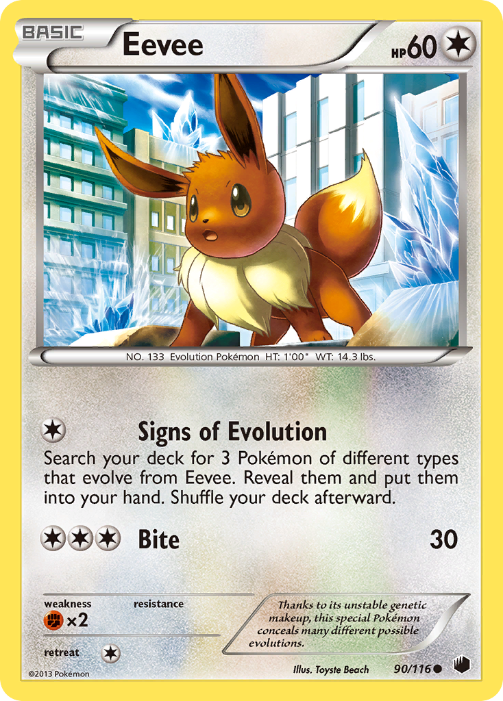 Eevee (90/116) [Black & White: Plasma Freeze] | Good Games North