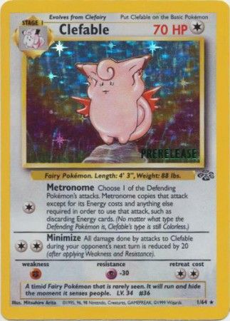 Clefable (1/64) (Prerelease Promo) [Jungle Unlimited] | Good Games North
