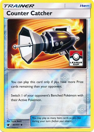 Counter Catcher (91/111) (League Promo) [Sun & Moon: Crimson Invasion] | Good Games North