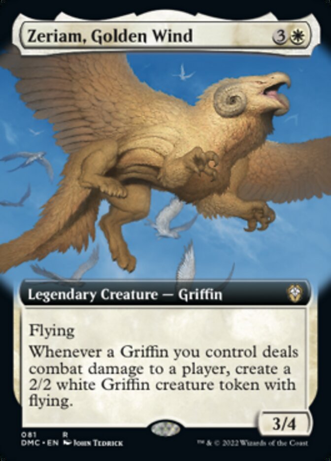 Zeriam, Golden Wind (Extended Art) [Dominaria United Commander] | Good Games North